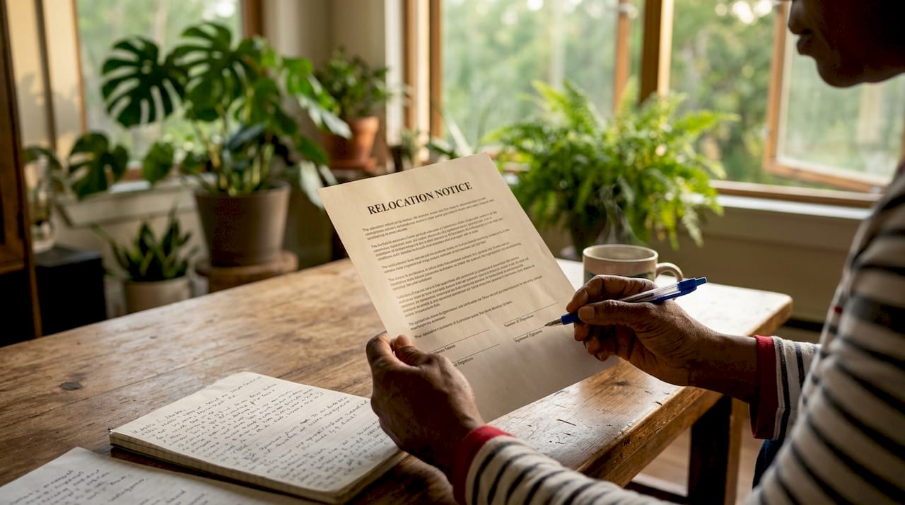 How Relocation Custody Works: 2026 U.S. Legal Guide Parent signing relocation legal notice paperwork