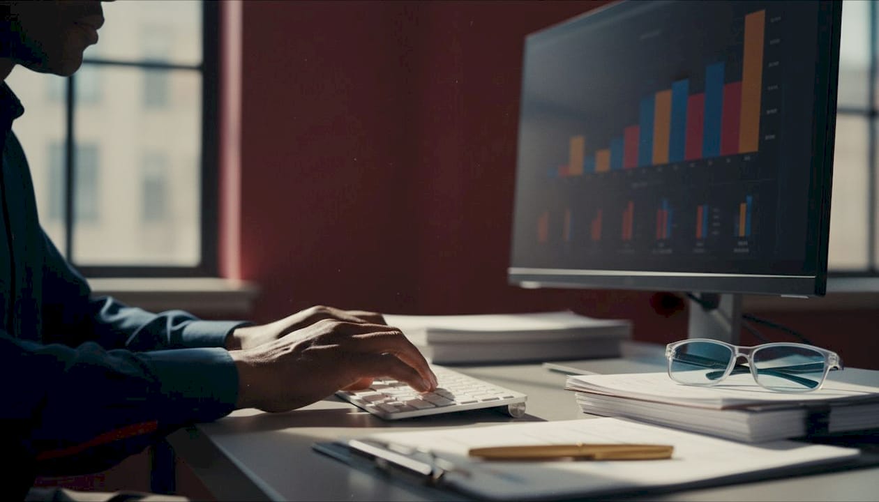 The Role of Forensic Accountants in Divorce Proceedings Hands typing analytic forensic accounting tools