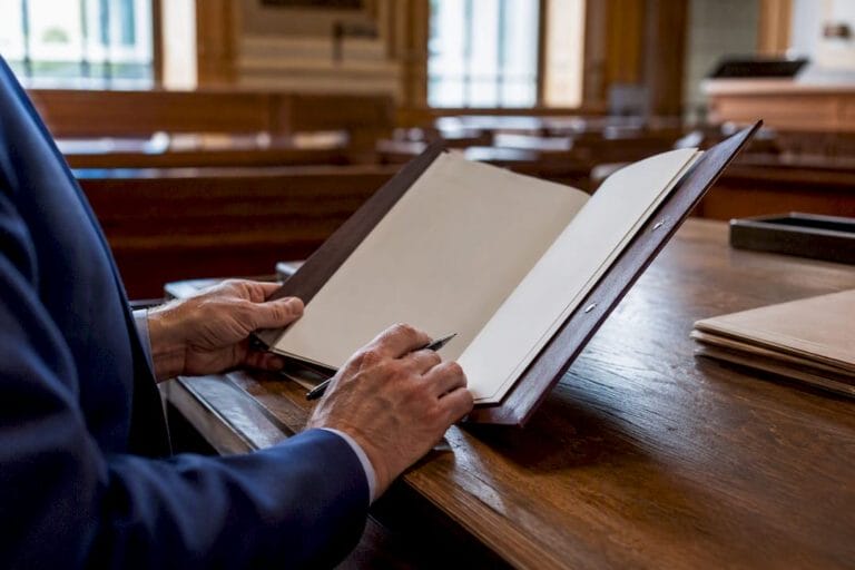 Prosecutor preparing charging documents