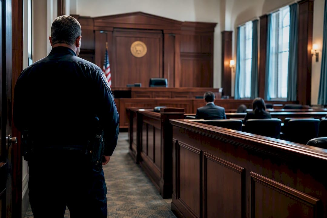 Florida courtroom prepared for bond hearing