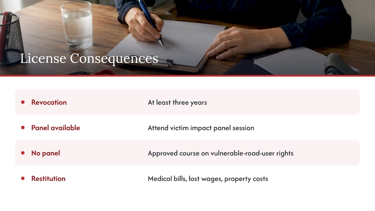 Hit and Run Penalties in Florida: Misdemeanor to Felony License revocation and what comes after — overview diagram
